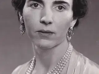 Dronning Ingrid - Royale Pressefoto Elfelt 14x22 cm.