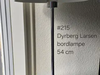 Dyrberg Larsen bordlampe