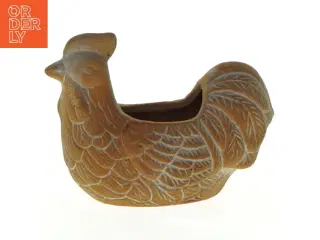 Terracotta Høne Lerkrukke (str. 14 x 6 cm)