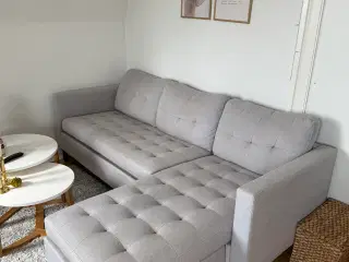 Sofa med vendbar chaiselong 
