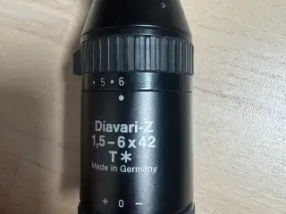 Zeiss diavari 1.5-6x42