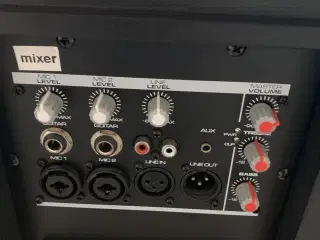 Vonyx aktiv højtaler til sang, keyboard og trommer