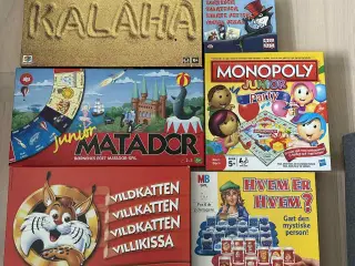 Stor pakke med brætspil sælges samlet!
