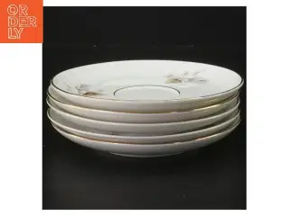 Fem porcelænsunderkopper fra Edelstein (str. 5 stk Ø 13,5 cm)