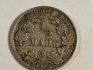 1/2 Mark 1912 Germany