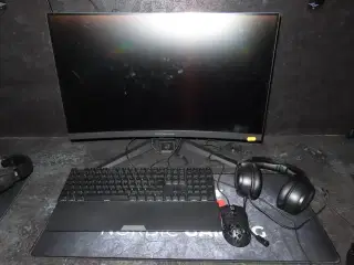 27" curved gaming monitor, ASROCK PHANTOM GAMING pg27f15rs1a