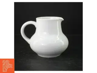 Hvid kande i porcelæn fra B&G (str. 13 cm)