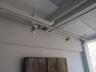 2 stk. skinner med 6 stk. LED-spots SUNFLUX 35W Track Light