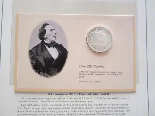 Sølvmønt H.C. Andersen "Den grimme Ælling"
