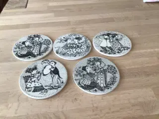 Bjørn Winblad platter 5 stk