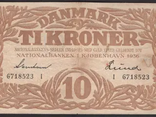 Danmark 10 kroner 1936