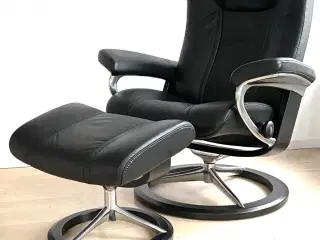 2 stk Stressless Wing læderlænestole