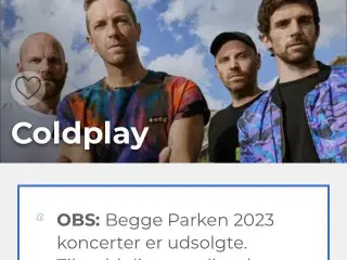 Coldplay billetter