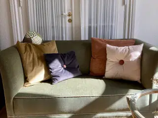 Vintage grønt sofasæt 