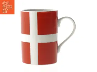 Krus med Dannebrog design fra Royal Copenhagen (str. 10 cm)