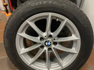 Originale BMW fælge med vinterdæk