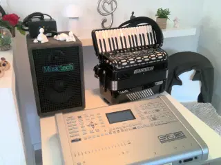 Harmonika Sonola m. Midi og Mikrofoner