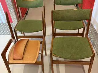 Spisebordsstole i teak