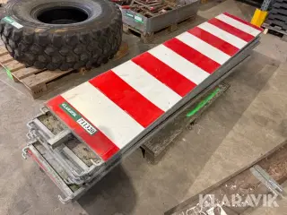 Afspærringsplader - 12 styk