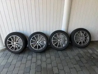18" vinterdæk på alufælge