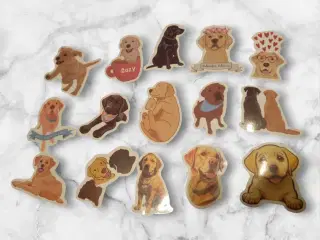 Labrador Klistermærke-Pakke – 10 Charmerende Desig