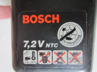 BOSCH 7,2V oplader FW 1288 til BOSCH 7,2V