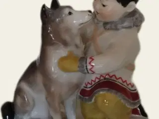 Vintage porcelæn figur fra 60-erne, Lomonosov USSR