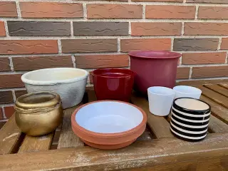 Urtepotteskjulere - 8 stk. - samlet pris 50 kr.