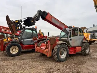 Manitou MT1840 Privilege teleskoplæsser / Kurv, pallegafler, drejeled og fjernbetjening