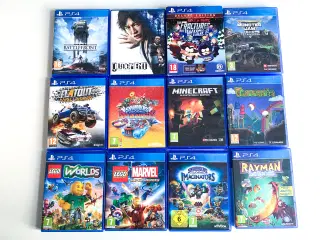 En helt masse PS4 spil - se priserne i beskrivelse