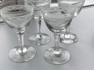 Holmegaard glas. Forskellige størrelse