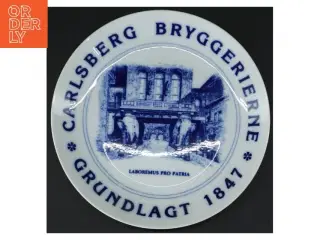 Carlsberg Bryggerierne samleobjekt tallerken (str. 19 cm)