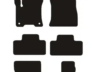 Diamond velourmåtter Mercedes EQB (X243) 2021-