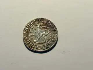 Norge sølv 2 mark 1666 monteringsspor 