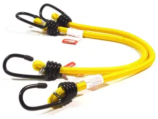 Bagagestrop gul 45cm 2stk