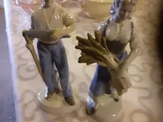 2 porcelænsfigurer
