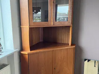 Vitrineskab / barskab i teak