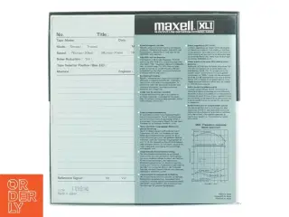 Maxell XLI 35-180B Studie Audio Tape (str. 28 x 28 x 2 cm)