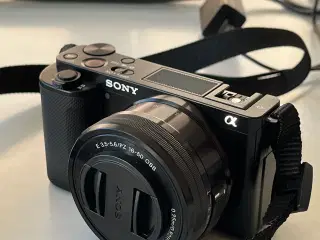 Sony ZV-E10 + 16-50mm linse – perfekt til foto