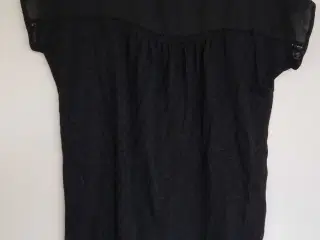 Sort tynd bluse