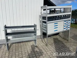 Reoler til varebiler 2 styk