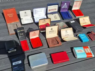 etui til Ronson  lighter og lidt andre