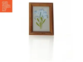 Indrammet billed af blomster (str. 19 x 14 cm)