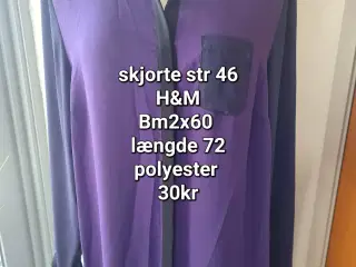 Skjorte str 46 fra H&M 