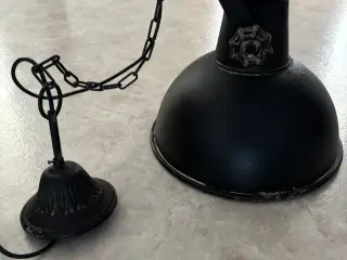 Loftpendel patineret sort