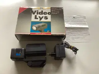 Video Lys inkl. batteri og oplader