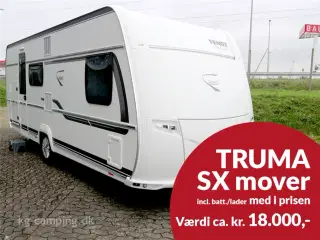 2022 - Fendt Bianco Selection 550 SKM   2022 model - Køjevogn - Netop Nu incl. SX-mover