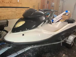 Vandscooter med bådetrailer