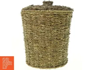 Flettet toiletspand VEGBY 5L søgræs med spand (str. 25 x ø 20 cm)