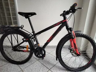 Kildemoes 24" drenge cykel, sort/rød